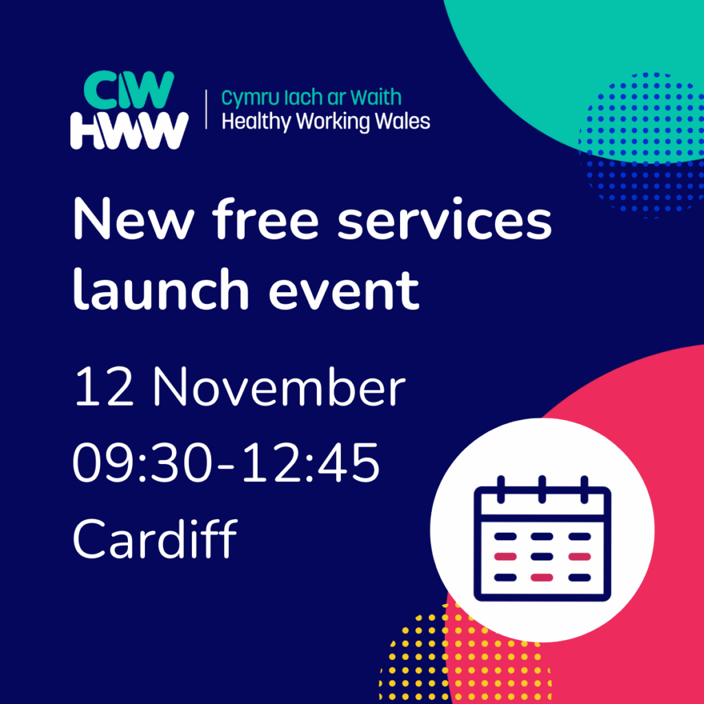 New free services launch event 12 November 09:30-12:45 Cardiff