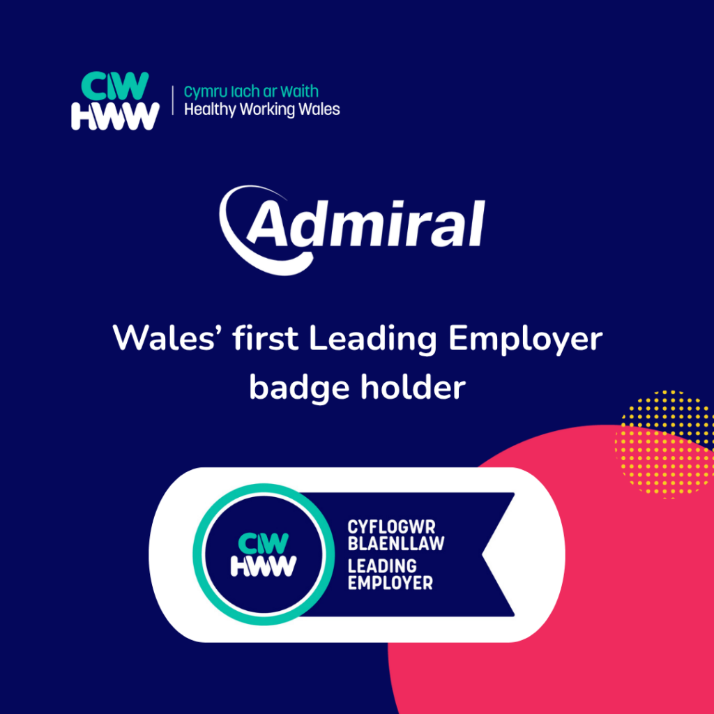 Admiral Wales' first Leading Employer badge holder