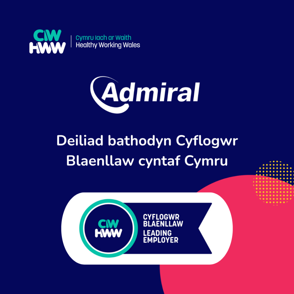 Admiral Wales' first Leading Employer badge holder